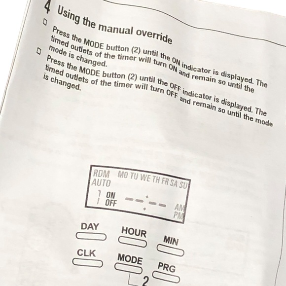 Defiant Power Strip 15 Amp 7-Day Indoor Digital Timer with 8-Outlet - Picture 11 of 15